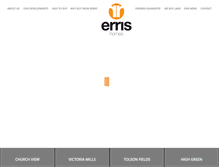 Tablet Screenshot of errishomes.com